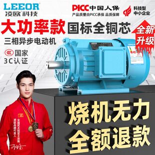 三相异步电动机 11/15/18.5/22/30/37/45/55KW全铜国标 380V电机