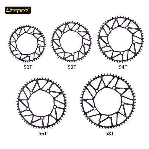 ZTTO/ 追途 litepro正负齿50 52 54 56 58T单盘片130BCD牙盘