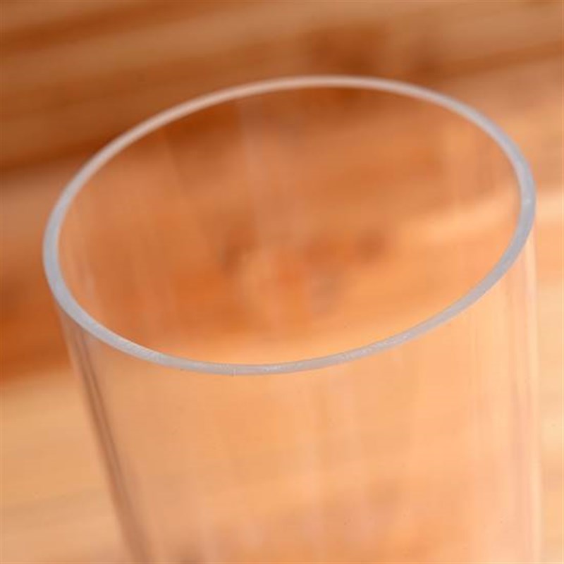 有机玻璃管塑料花 桌面矮鱼缸亚克力塑料管 透明花瓶瓶胖矮花器