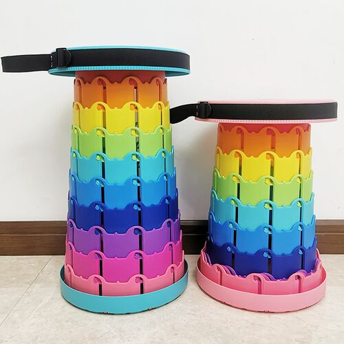 户外伸缩凳高铁便携式可调节折叠凳子钓鱼旅行排队歇脚座椅小马扎