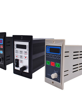 小型简易变频器交流单相220V输入三相输出200W40P0W750W变频调速