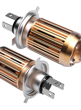 赛科龙RA2摩托车LED透镜大灯改装配件远光近光一体双爪灯泡ZS250