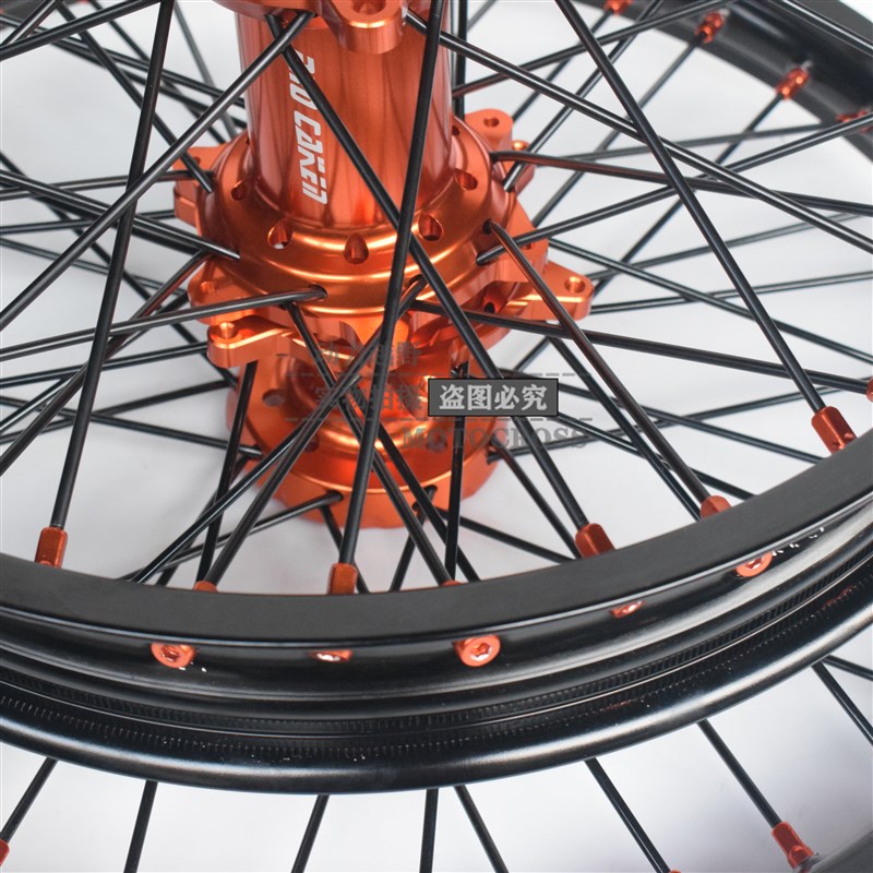 KTM EXC SX-F克维斯鑫源X2恒舰S5越野摩托车改装前21后19 18轮圈