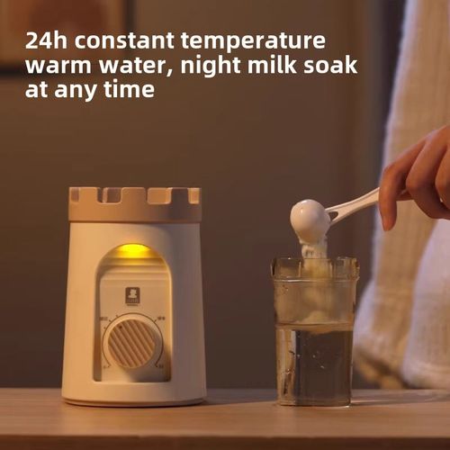 小白熊牛奶加热器牛奶加热器消音器二合一恒温水壶婴儿热牛奶解冻