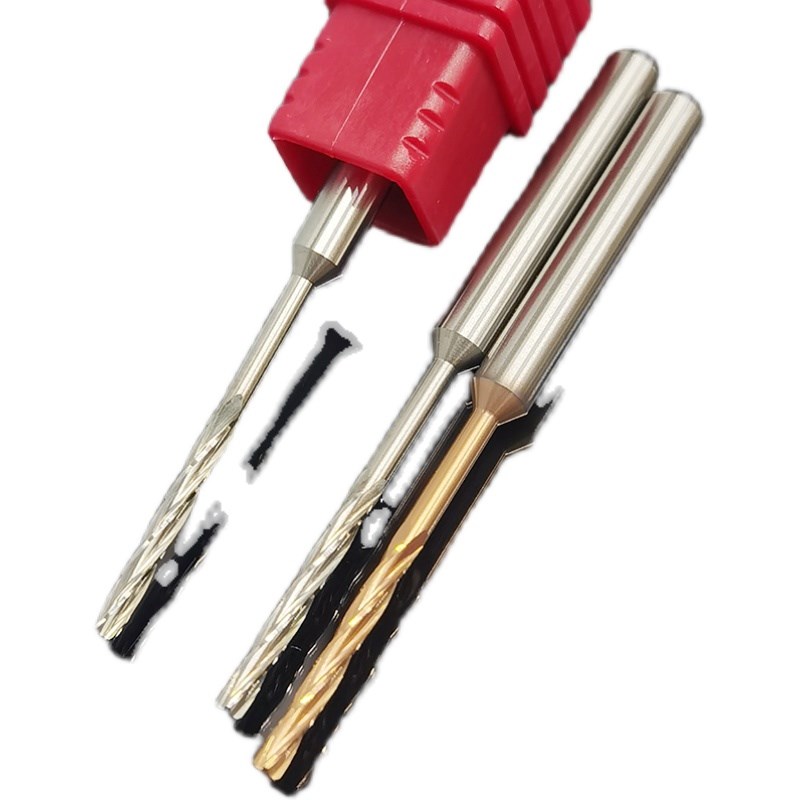 60度H7钨钢铰刀柄4mm大柄螺旋槽合金铰刀1.5 2.8 3 4涂层机用铰刀