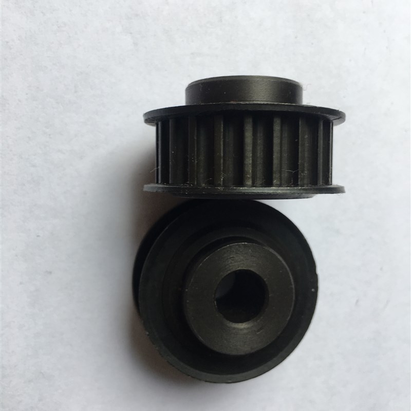 现货45号钢同步轮5m30齿A型外径46.6带宽20带宽25内孔12工艺孔