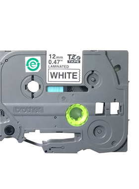 Bror原装兄弟标签色带TZe-231 9p/6/12mm白底黑字标签打印纸网线