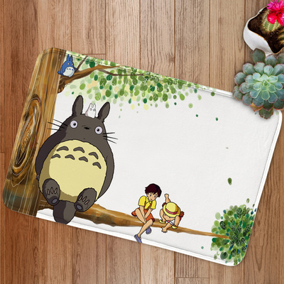 地DEER浴滑B垫进门地毯浴室门口吸水防室垫龙猫地垫可机洗防滑垫