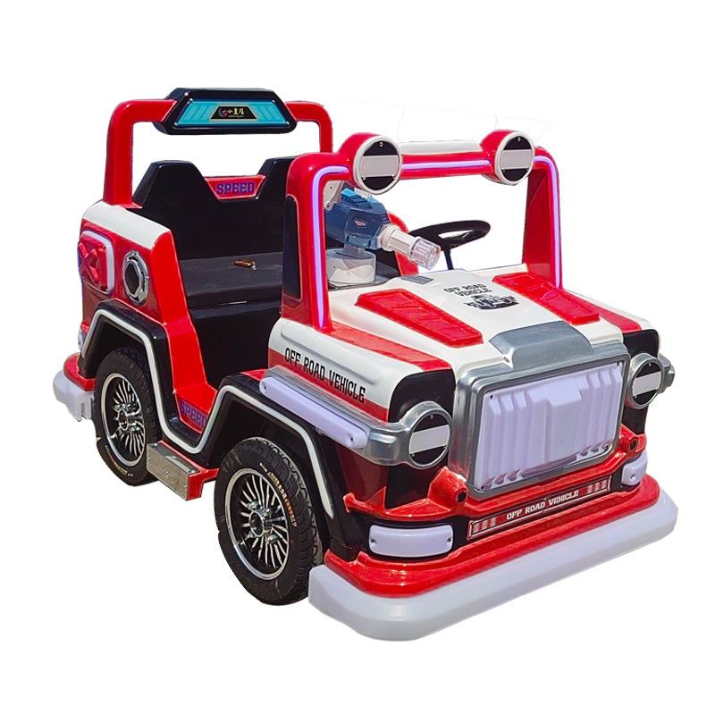 新款儿童游乐车 广场车 摆摊儿童设备 大轮子电动碰碰车四轮