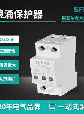 江苏斯菲尔电气SDXD56电涌保护器浪涌保护器防雷过流保护器智能避