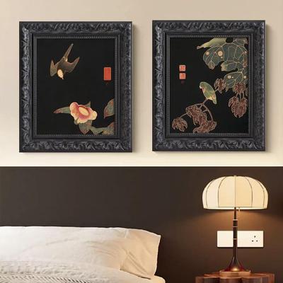 《清安喜乐·燕子》法式复古中国风客厅装饰画新中式玄关卧室挂画