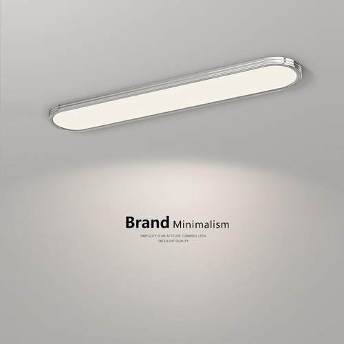 超薄全光谱现代简约过道灯卧室灯阳台护眼吸顶灯长条衣帽间玄关灯