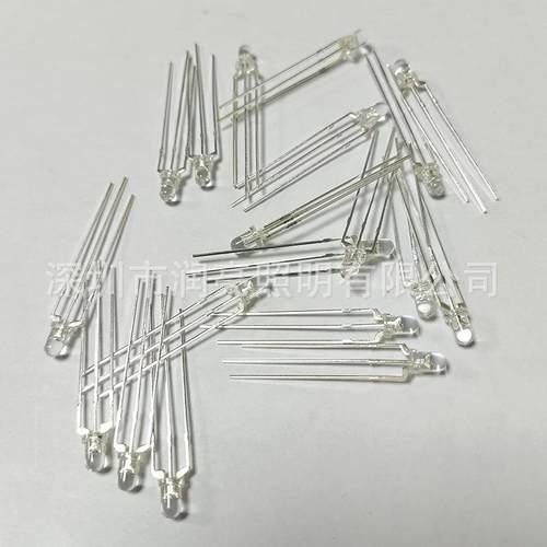 f3红绿双色共阴雾状高亮插件红光翠绿led发光二极管指示灯珠品质