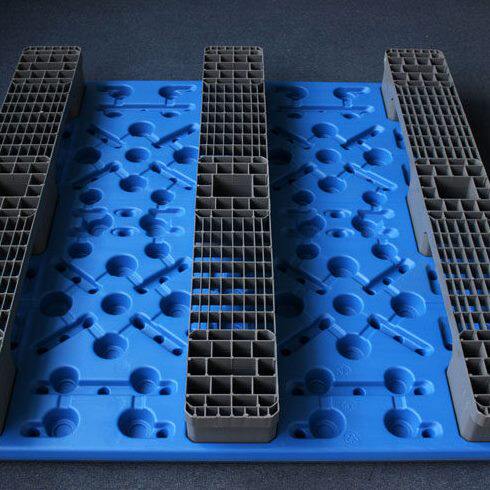 塑料托盘叉车板仓库垫仓板栈板仓储货架托盘防潮板1100*1100*150