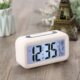 儿童创意学生闹钟中文语音报时聪明钟多功能静音电子钟床头