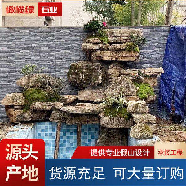 灵璧龟纹石 大小型园林景观流水假山工程施工 护坡石驳岸工程石料