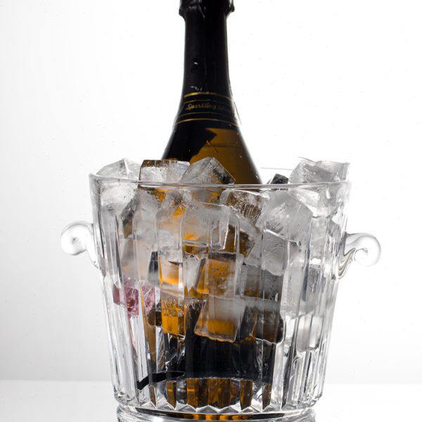 新款水晶玻璃冰桶创意酒吧KTV冰块桶家用红酒冰桶香槟桶啤酒冰镇