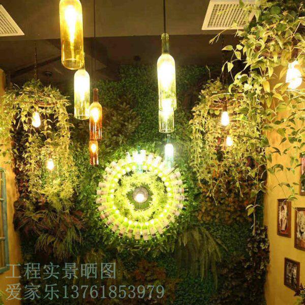 创意个性酒瓶大车轮墙壁装饰灯 酒吧咖啡厅音乐餐吧酒馆酒瓶壁灯