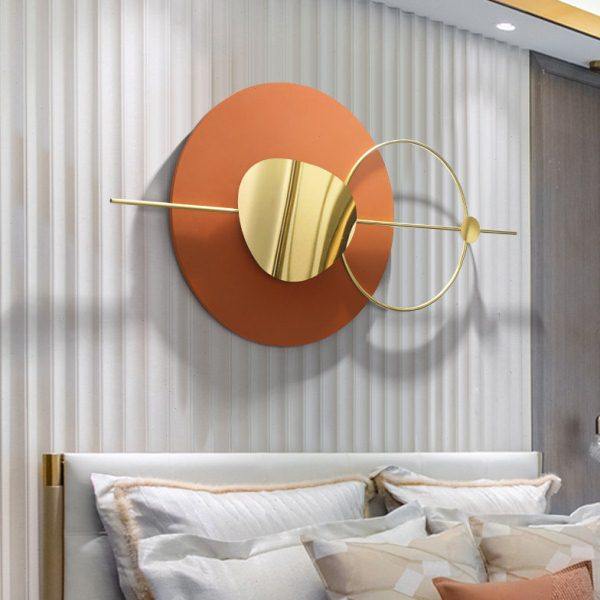 轻奢现代客厅沙发背景墙装饰极简餐厅卧室墙面挂件圆形金属壁挂饰,家居饰品,壁饰,淘宝优惠券,粉丝福利购,淘宝优惠卷