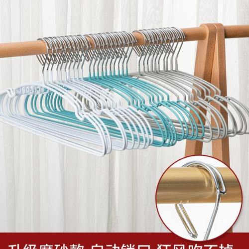 自动卡扣防风衣架高空高层户外防掉落家用宿舍晾晒衣架防风固定扣