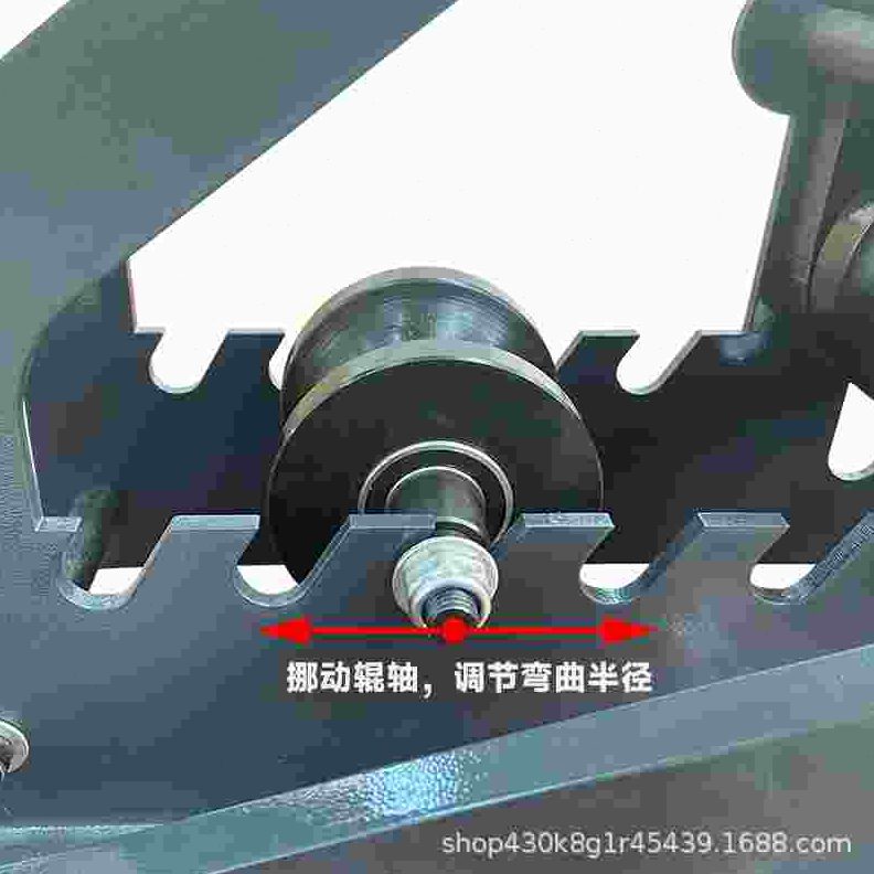 手动小型功能多径钢弯管机-扁钢半弯全曲机管钢结构坚固