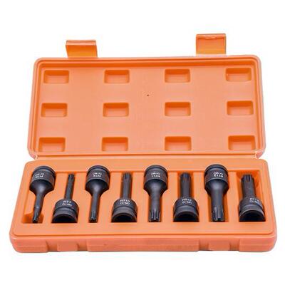 供应1/2内六角旋具套筒8PCS内六角套筒H8PCS
