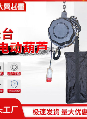跨境供应灯光音响桁架搭建数控舞台电动葫芦220v演出黑色环链葫芦