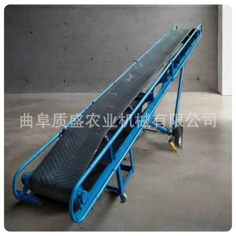 流水线爬坡机2i20V防滑爬坡传送上货爬坡送料机皮带输送机