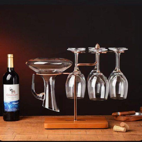 红酒杯架下挂式酒杯架子家用迎客松倒挂式红酒架红酒杯吊脚杯杯架,收纳整理,红酒架,淘宝优惠券,粉丝福利购,淘宝优惠卷