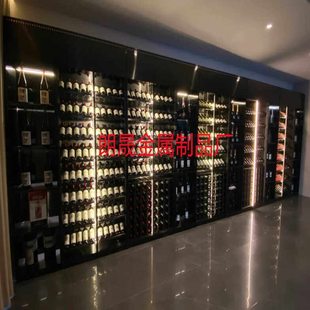 不锈钢展示柜酒柜金属恒温酒柜书柜置物柜客厅电视柜红酒架定制