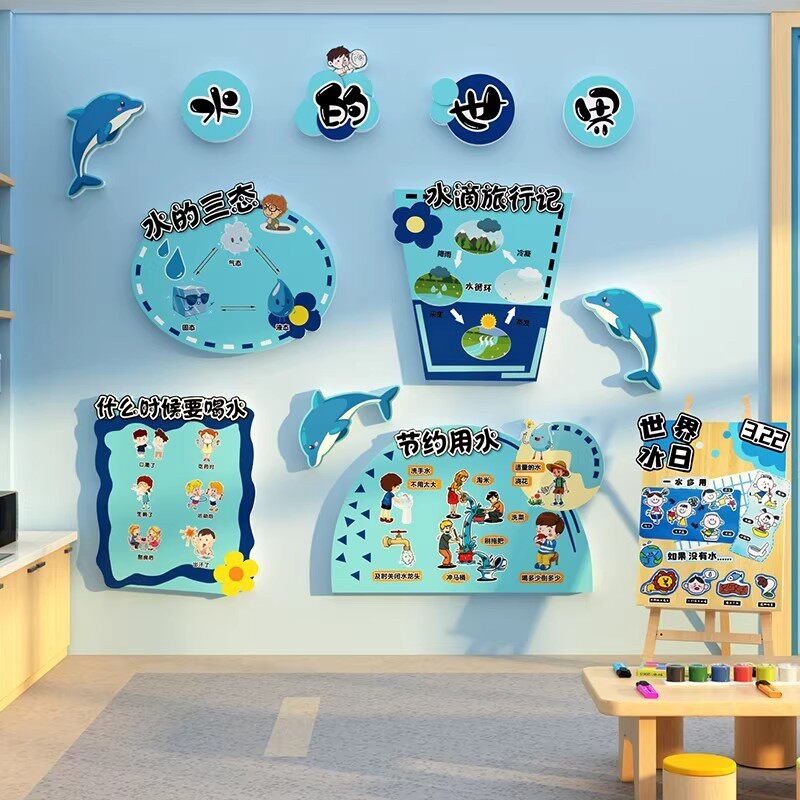 51五一劳动节黑板报环创幼儿园教室布置装饰班级文化墙面贴纸素材