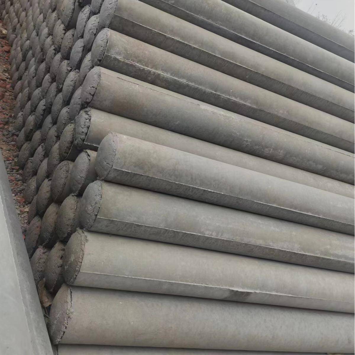 国标二级承插式水泥管平口企口排水管污水管检查井钢筋混凝土管涵