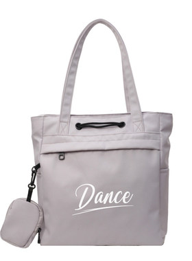 舞蹈包淡紫色收纳包单肩斜挎防水托特包芭蕾专用现代舞艺考练功包