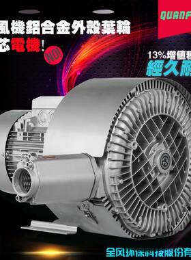 2RB-820-H277.5kw工业旋涡气泵高压力大风量双段高压风机