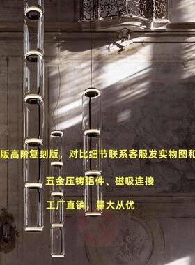 意大利Noctambule玻璃餐厅吊灯北欧设计师款复式别墅挑空楼梯间灯