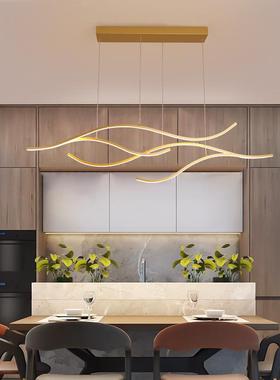 餐厅吊灯现代简约北欧极简餐桌吧台办公室吊灯创意设计师led灯具
