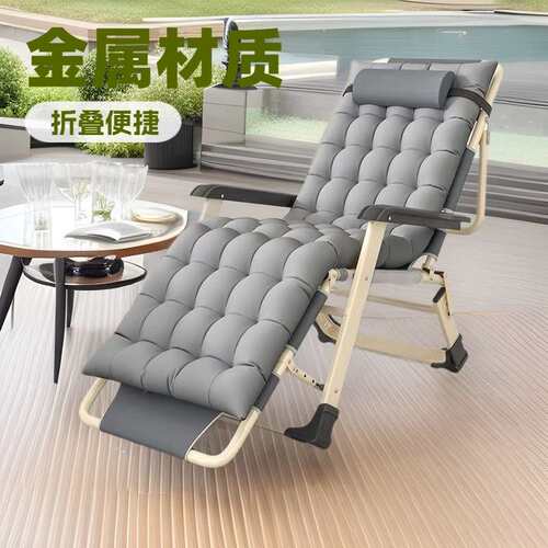 家用简易应急便携行军折叠床单人午休办公室躺椅午睡陪护简便躺椅