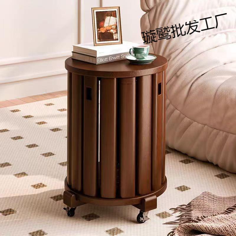 叠叠圆凳实木多功能板凳凳子组合茶几客厅家用叠放中式吃饭餐椅子