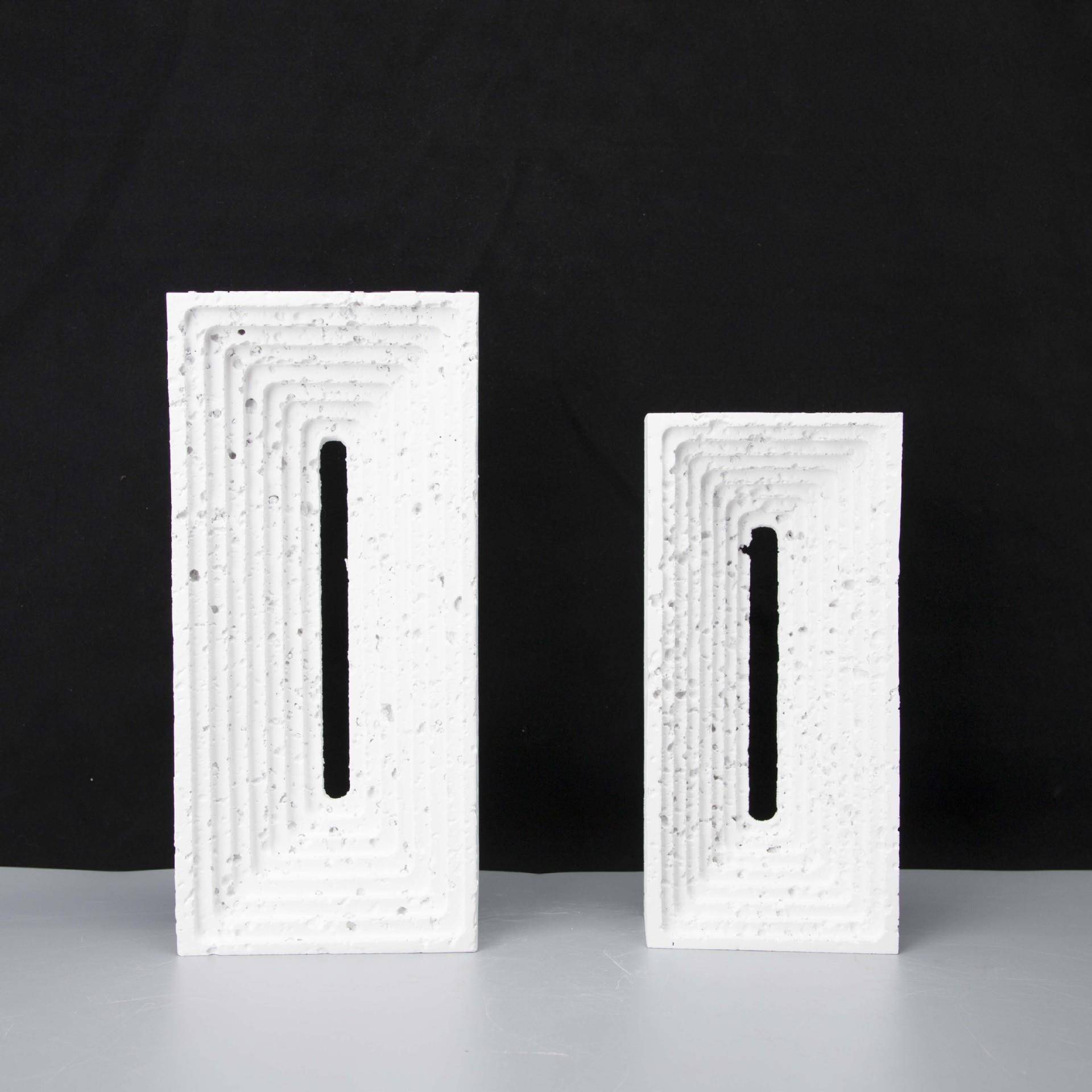 北欧创意白色树脂摆件样板房售楼部卧室书房客厅桌面玄关软装饰品