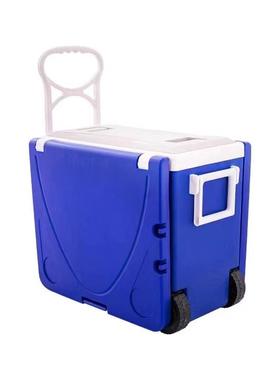 折叠式保温箱冷藏箱户外移动冰箱桌式冰包冰桶冷链箱28升L保鲜箱