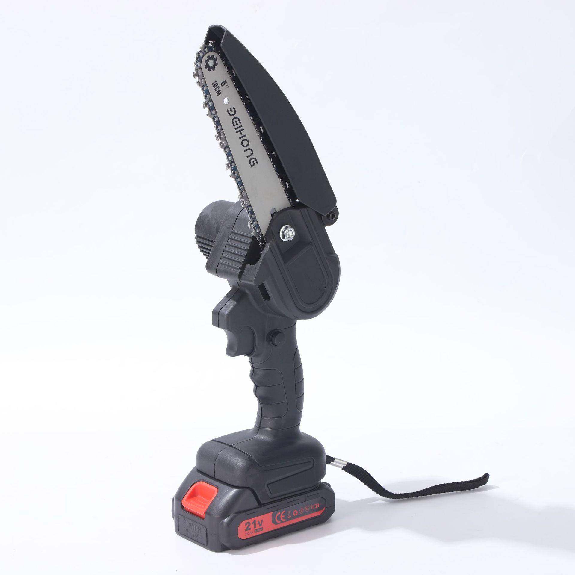 电锯家用小型手持4寸6寸锂电锯充电式电锯修枝剪电锯伐木锯树神器,特色手工艺,其他特色工艺品,淘宝优惠券,粉丝福利购,淘宝优惠卷