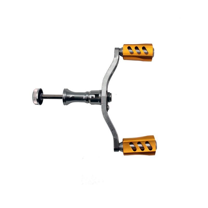 路亚纺车轮配件零件全金属握丸摇臂加长带螺帽改装双摇臂平衡杆