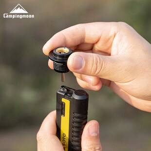 柯曼打火机充气接头扁气罐对嘴直冲SOTO打火机点火器补充气准接头