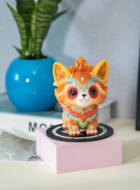 狗生肖娃娃节日礼品生肖属相礼物创意家居车载摆件开业祝福礼盒装