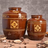 四川土陶酒坛密封陶瓷酒缸20 100斤酿酒罐泡药酒瓶醋壶家用