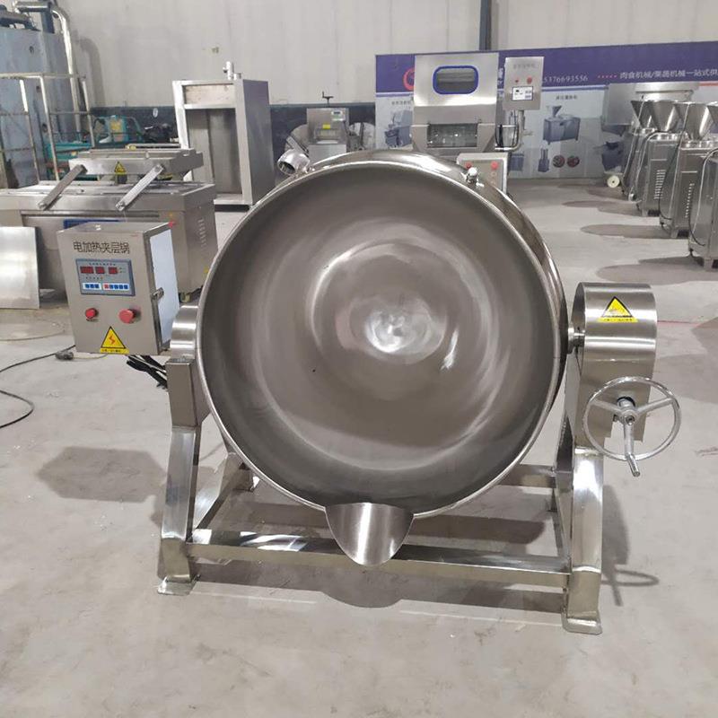 商用炒菜夹层锅不锈钢可倾斜火锅底料炒料机熬糖锅肉制品卤煮锅