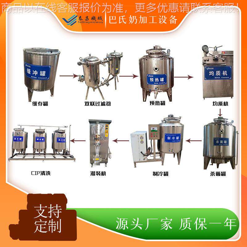 驴奶巴成氏制设作设备牧场牛奶全套生产鲜备羊奶乳巴氏套机械