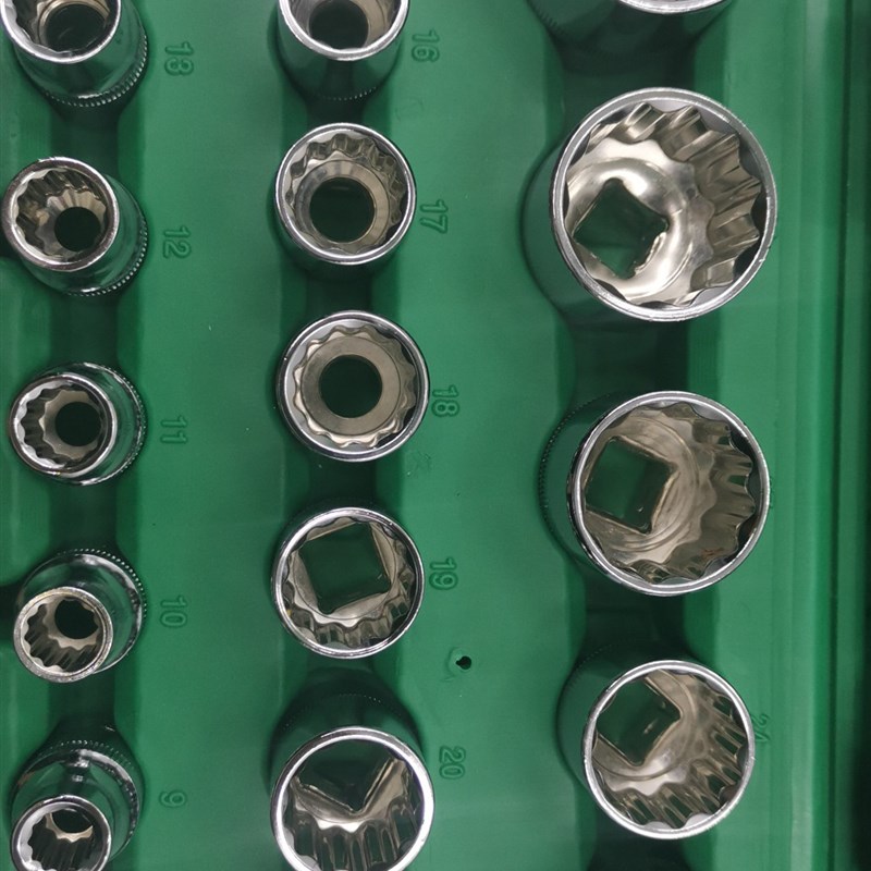 大飞接口832套筒头六角梅花内齿形电u动扳手 19件套1/2棘轮12角