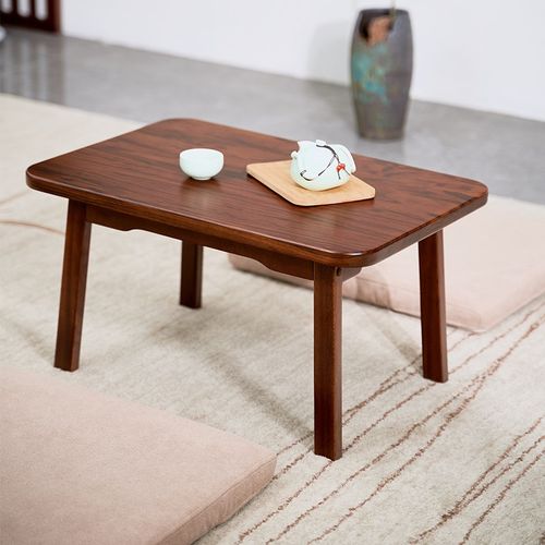 新中式乌金木g实木炕几飘窗桌子阳台卧室小茶桌小茶几坐地榻榻米