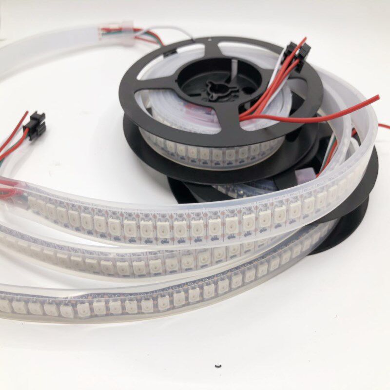 WS2812B幻彩灯带5V全彩144灯5050内置单点单控LED跑马流水软灯条